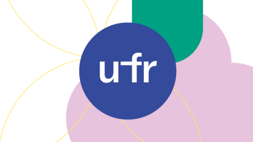 Teaserbild mit Gestaltungselementen und Logo UFR
